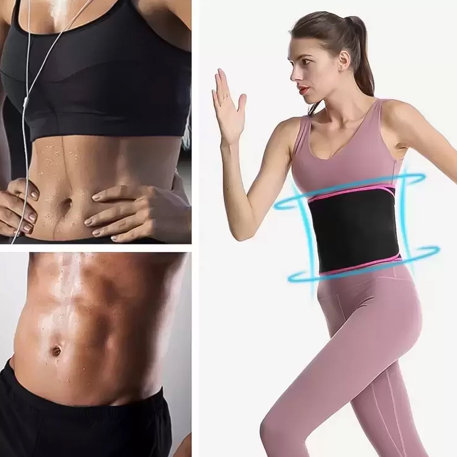 Adjustable Neoprene Ab Belt for Core Support
 Adjustable Neoprene Ab Belt for Core Support